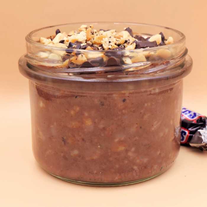 mleczna-owsianka-snickers